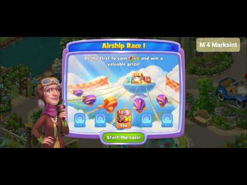 GARDENSCAPES NEW EVENT || AIRSHIP RACE