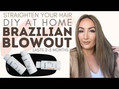 DIY at home BRAZILIAN BLOWOUT Treatment that lasts 2-3...