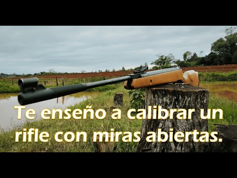 How to adjust the sight on your air rifle.