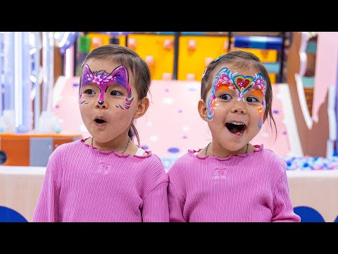 Twin Twin Play and Learn At The Biggest Indoor Playground!