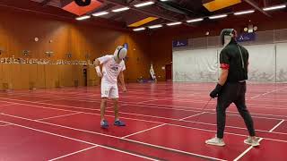 Escrime - Leçon fleuret Tom Voltz - Guy de Lamballerie