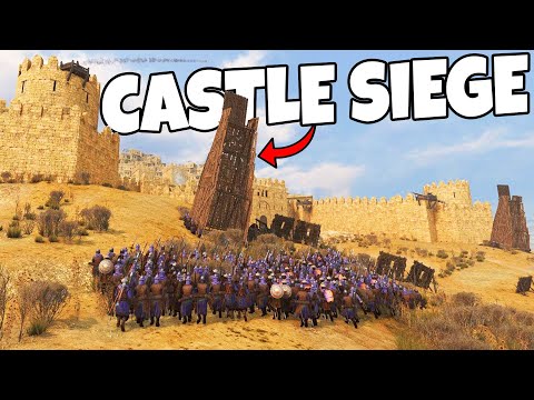 Medieval Army Sieges an Insane NEW Castle Walls Defense...