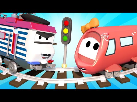 Vláčky pro děti - Dobíjecí vlak - Vláček Troy ve Městě Aut 🚄