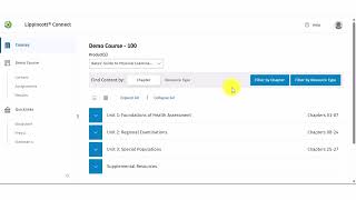 Lippincott Connect - Student - Accessing Content