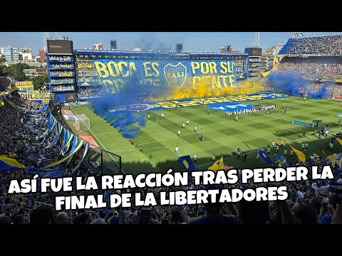 "Así RECIBIÓ la BOMBONERA a los jugadores TRAS la FINAL de la COPA" Barra: La 12 • Club: Boca Juniors
