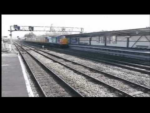 DRS 37059,37069 WITH 1Q12 TEST TRAIN AT GLOUCESTER 14-16/03/11.wmv