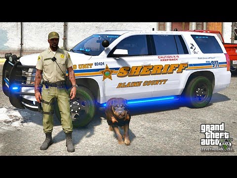 GTA 5 MOD LSPDFR 707 - K9 PATROL !! (GTA 5 REAL LIFE PC MOD)