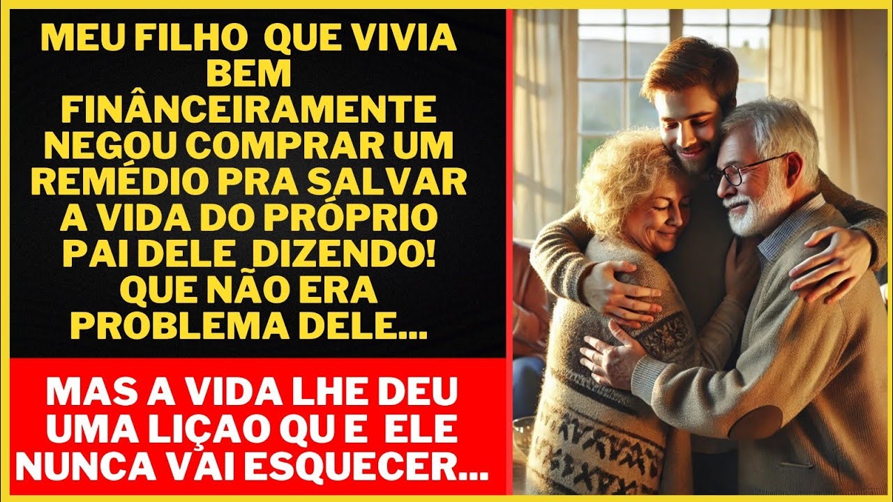 MEU FILHO NEGOU DINHEIRO PRA COMPRAR REMÉDIO PRO SEU PAI DIZENDO! EU NÃO TENHO NADA A VER COM ISSO..