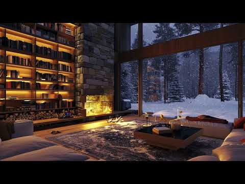 Ritiro invernale: goditi il calore e la tranquillità di un caminetto in un ambiente innevato