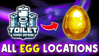 🔥 ALL EGG LOCATIONS in 3 MINUTES!! 😱 Egg Hunt Toilet Tower Defense