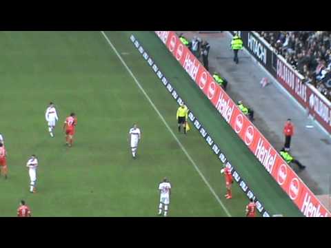 Torjubel nach dem 2:0 | Düsseldorf - Stuttgart 3:1 02.02.13 | Fortuna vs. VfB
