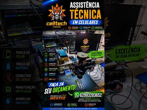 seu serviço técnico profissional em Goiás 📲🔬#goiânia #senadorcanedo #assistênciatécnica #smartphone
