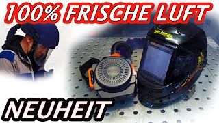Endlich bezahlbarer Frischlufthelm zum Schweißen!  Profischutz für alle