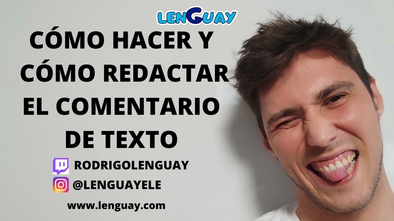 Cómo hacer un comentario de texto y cómo redactar un comentario de texto Bachillerato Selectividad