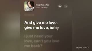 Isyana Sarasvati - Keep Being You (Lyrics)