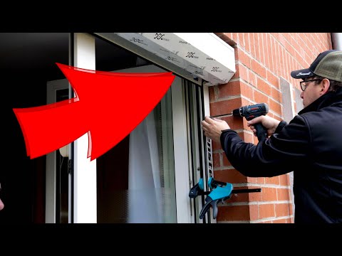 Installing external roller shutters: Mounting motorized roller shutters in just a few steps