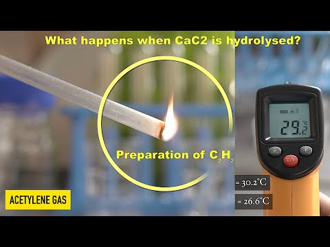 Laboratory Preparation of Acetylene (C2H2) Gas | CBSE Syllabus