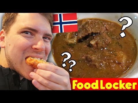 MIKE vs CIBO NORVEGESE - COSA MANGIAVANO I VICHINGHI? SPECIALE: NORVEGIA - FOOD LOCKER #13