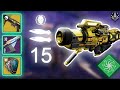 15 rockets without manual reloading  | Apotheosis Veil + Crux Termination IV