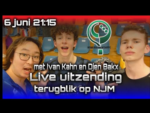 Ivan Kahn en Djen Bakx naar EJK! Terugblik op NJM! #tabletennis #nomuratrickshots #tafeltennis