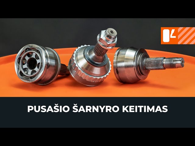 Peržiūrėkite vaizdo įrašo vadovą, kaip pakeisti AUDI A6 Sedanas (4F2, C6) Pusašio lankstas