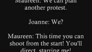 RENT: Happy New Year A &amp; B Lyrics