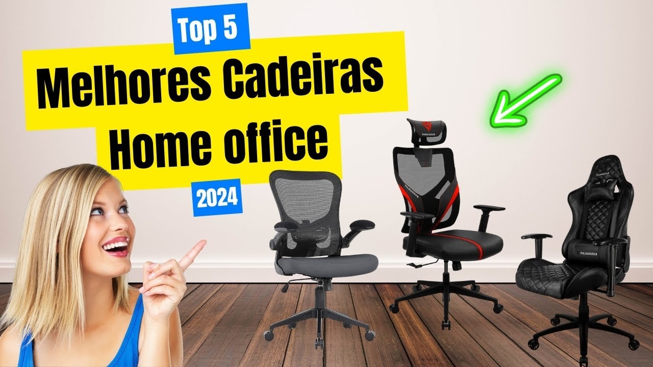 ✅Top 5 melhores cadeiras home office