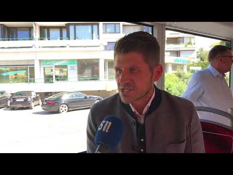 Erste Fahrt mit dem neuen E-Obus nach Grödig