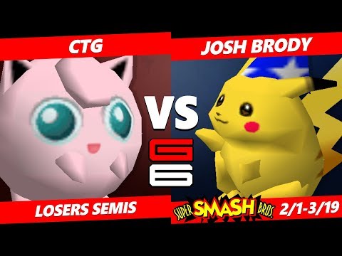Genesis 6 SSB64 - FCK SPL | Josh Brody (Pikachu) Vs. TLOC CTG (Jigglypuff, Falcon)  Smash 64 LS