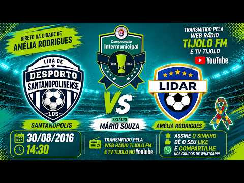 AMELIA  RODRIGUES  0 X 1 SANTANOPOLIS  INTERMUNICIPAL 2026 WEB RADIO TIJOLO FM  VEM! COM TIJOLO