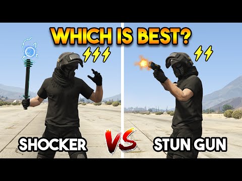 GTA 5 ONLINE : SHOCKER TOD VS STUN GUN (WHICH IS BEST?)