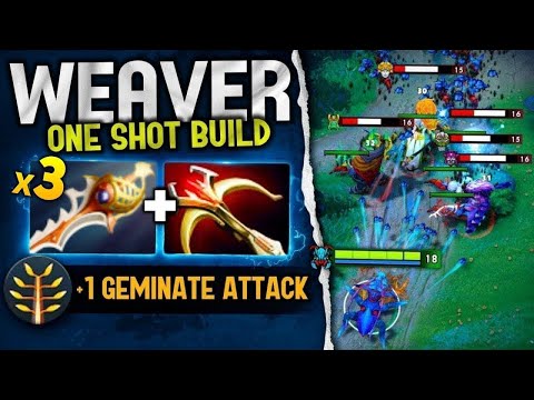 x3 Divine Rapier Weaver 3 hits in 1🔥🔥🔥 One Shot 39 Kills | Dota 2 Gameplay