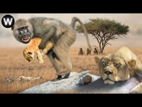 This is Why Baboons Steal Lion Cubs