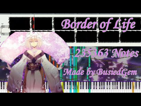 [Black Score] Touhou 7 - Border of Life 235,000+ Notes