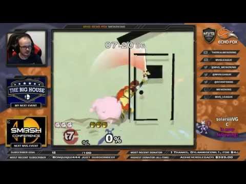 Mew2king and Plup having fun on Flat Zone