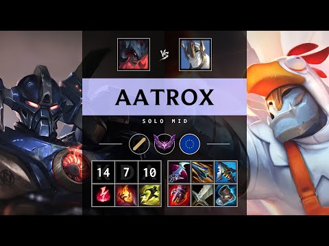 Aatrox Mid vs Galio - EUW Master Patch 25.07