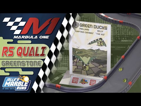 Marbula One: Greenstone GP Qualifying (S1Q5) - Marble Race by Jelle's Marble Runs