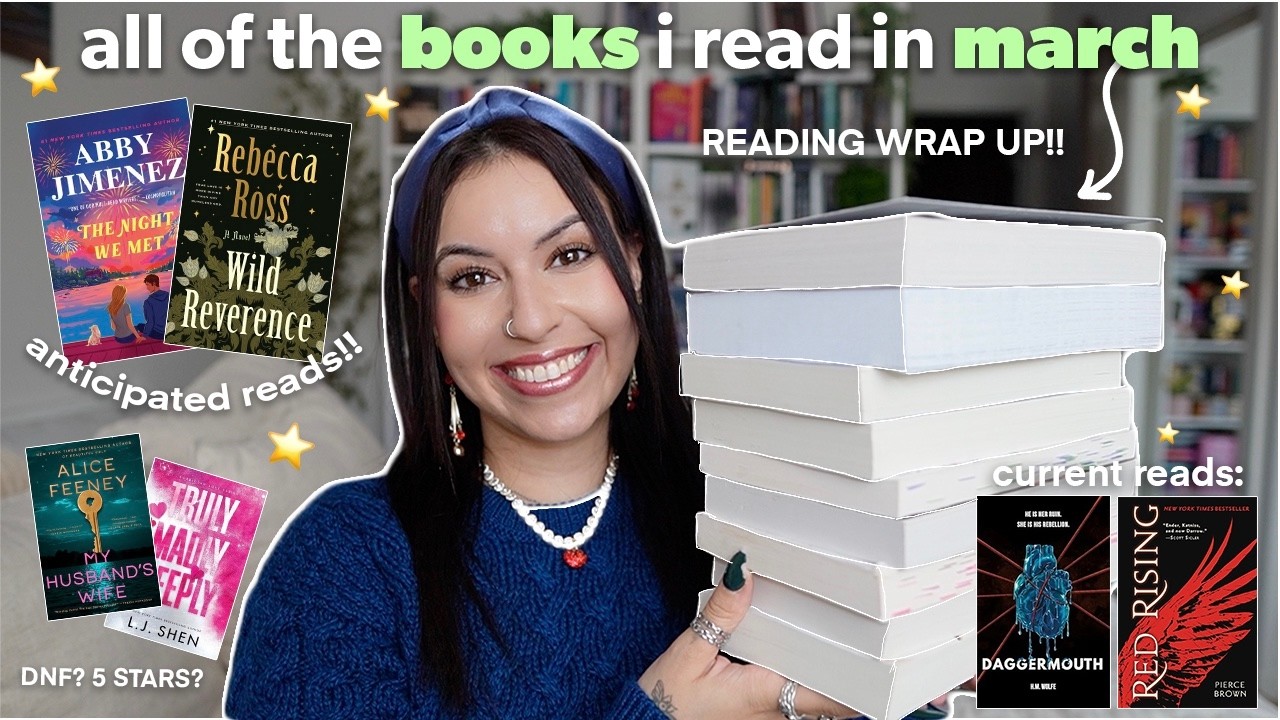 let's talk about the books I read in march 🌱💫📖 | reading wrap up!