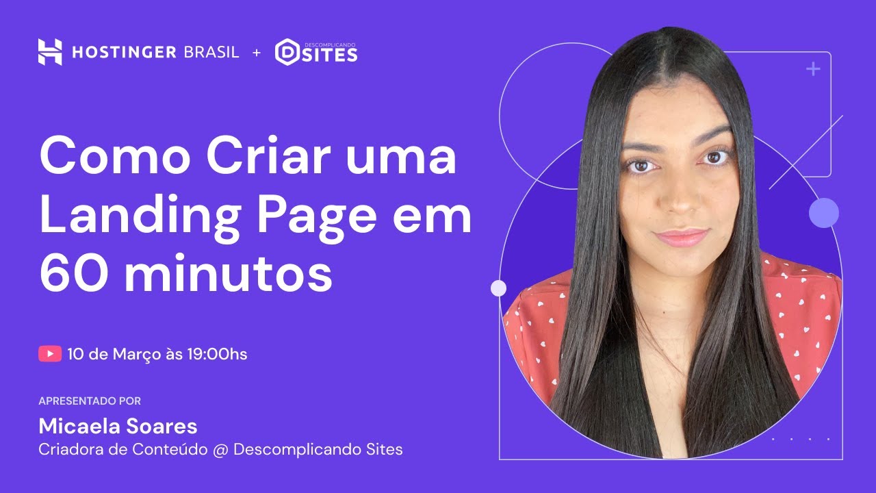 🔴 Como Criar uma Landing Page em 60 minutos (2022) Hostinger Brasil