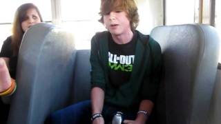 Me covering WWC on my bus (Re-cover)