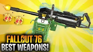 Fallout 76 Best Weapons - The Two Shot AUTO GRENADE LAUNCHER! (Legendary Weapons)