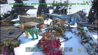 [Ark/ps4/official /pvp/japanese]  Wiping Island Blue obe and 2 cave