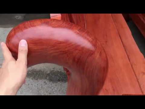 Bàn ghế Tần Thủy Hoàng cột Liền tay 14 gỗ Hương Đá Hàng hiếm | Xưởng Đồ Gỗ Giá Gốc
