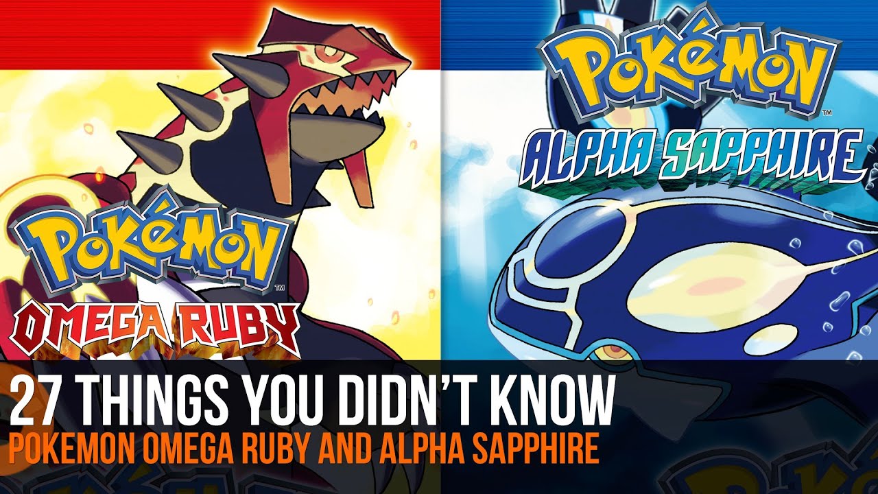 Pokemon Alpha/Omega: 27 things you missed in the trailer - YouTube