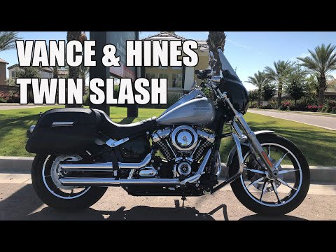 Vance & Hines Twin Slash Slip-On Install - Harley-Davidson Low Rider (FXLR)