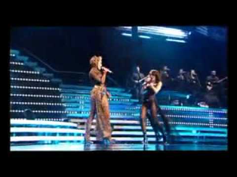 Kylie Minogue Feat. Dannii and Bono- Kids [Showgirl Homecoming Tour]