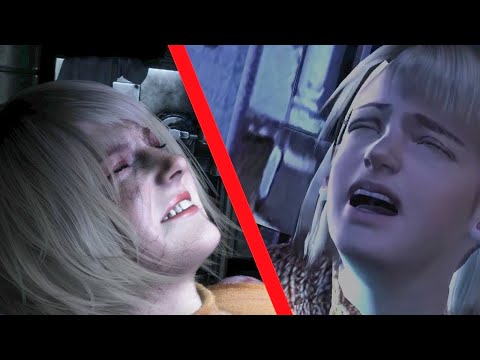 Resident Evil 4 | Ashley Plaga Removal Scene Comparison