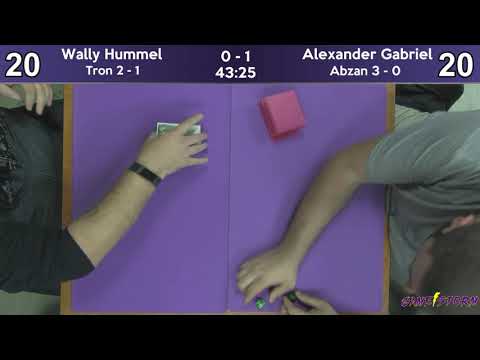 Wally Hummel (Tron) vs Alexander Gabriel (Abzan) - Sunday Night Modern 12/9/18