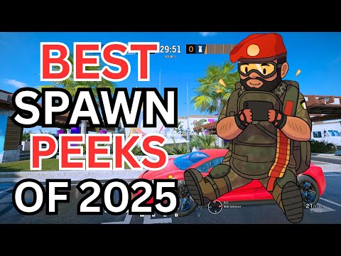 THE BEST SPAWNPEEKS OF 2025!! - Rainbow Six Siege!