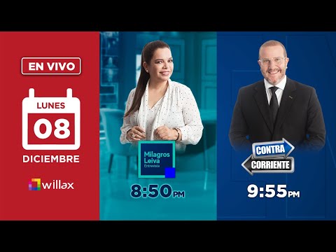Willax en vivo - MILAGROS LEIVA ENTREVISTA - CONTRACORRIENTE - 08/12/2025 | Willax